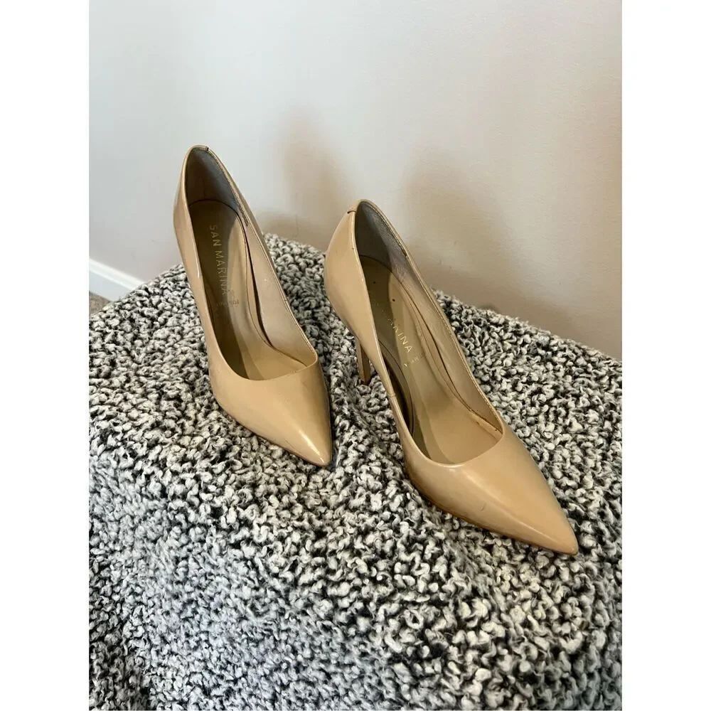 San Marina Pointed Toe Heels Pump Women's Size 39